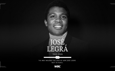 The WBC pay tribute to José Legrá The World Boxing Council mourns the passing of José Pocket Cassius Clay Legrá wiki boxrec wbc death dead Baracoa Cuba boxer watch fight highlights featherweight title