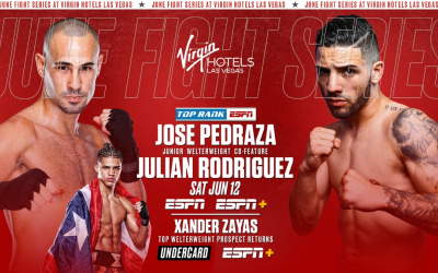 Jose Pedraza vs Julian Rodriguez confirmed for Stevenson-Nakathila undercard boxrec oddschecker who wins predictions fight time date tv channel