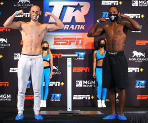 Jose Pedraza vs Mikkel LesPierre weights and running order weigh in