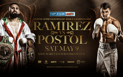 Jose Ramirez vs Viktor Postol rearranged for May 9 in Fresno