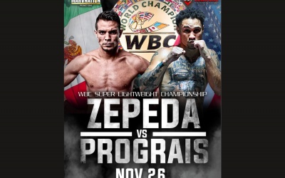 Jose Zepeda and Regis Prograis will clash for the vacant WBC super lightweight title on November 26 oddschecker fight time date tv channel how to watch