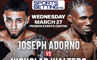 Joseph Adorno vs Nicholas Walters weights running order TV channel betting odds weigh-in results oddschecker wednesday ringwalks main event time on predictions bets results boxrec who won reports fight