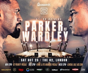 Interim world champions Joseph Parker and Fabio Wardley will collide in October boxrec wiki results predictions frank warren wba wbo champion oleksandr usyk