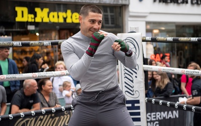 Josh Kelly vs Lucas Bastida public workout quotes pbk adam booth trainer gym london sunderland football wiki olympics troy williamson north east takeover british super welterweight title