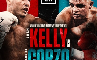 WBO #2 super-welterweight Josh Kelly to face WBO #9 Gabriel Corzo international title vertu motors arena June 24 in Newcastle wasserman kalle sauerland boxrec world rankings oddschecker
