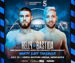 Josh Kelly vs Lucas Bastida will be for WBO International Super Welterweight Championship title boxrec tickets newcastle wasserman boxing tickets how to watch channel 5 viewing figures