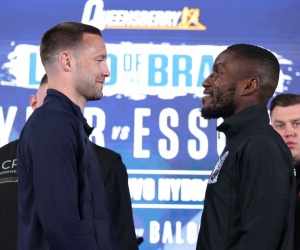 Josh Taylor vs Ekow Essuman press conference quotes Josh Taylor rejuvenated at welterweight and promises to KO Ekow Essuman francis warren media day watch full fight highlights boxrec
