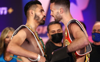 Jose Ramirez vs. Josh Taylor official weights, running order and ringwalk times Jose Zepeda vs Hank Lundy Kenneth Sims Jr Elvis Rodriguez what when start