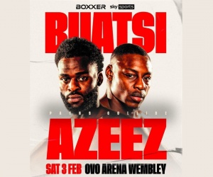 World Title Final Eliminator rescheduled for 2024 ​​​​​​​BOXXER announce new date for Joshua Buatsi vs Dan Azeez february 3rd tickets oddschecker where to watch peacock tv channel sky sports bookies injury training what happened OVO Arena Wembley O2