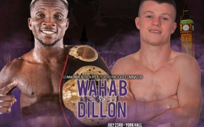 BoxMania 2 will feature Joshua Wahab vs Liam Dillon Commonwealth title eliminator plus three Southern Area fights goodwin boxing tickets £50 how to buy watch ringwalks doors open boxrec lou dibella