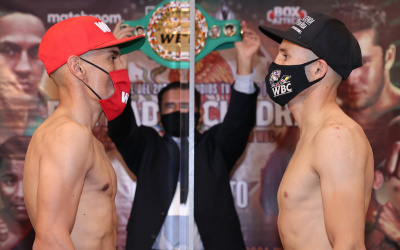 Juan Francisco Estrada vs Carlos Cuadras official weights and running order