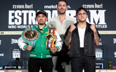 Juan Francisco Estrada vs Jesse ‘Bam’ Rodriguez launch press conference quotes dazn eddie hearn predictions oddschecker who wins phoenix june 29 tickets bets betting odds bookies