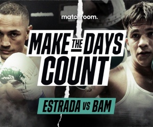Juan Francisco Estrada warns Jesse "Bam" Rodriguez that it's a different story up at super-flyweight make the days count matchroom boxing youtube channel watch