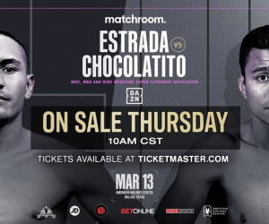 Juan Francisco Estrada vs Roman ‘Chocolatito’ Gonzalez tickets now on sale venue location cost price where to buy number box office American Airlines Center in Dallas Texas march 13 how to get