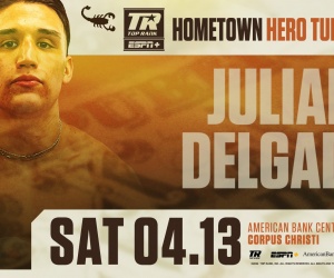 History-making amateur champion “King” Julian Delgado professional debut confirmed wiki boxrec watch fight highlights april 13