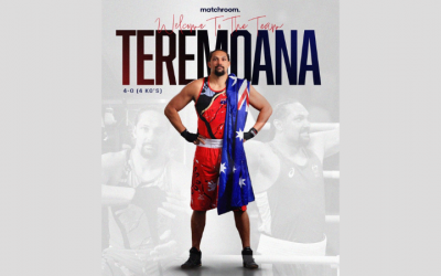 Matchroom sign 2024 Olympics heavyweight star Teremoana Teremoana boxrec fight time date tv channel dazn boxing eddie hearn amateur career professional record