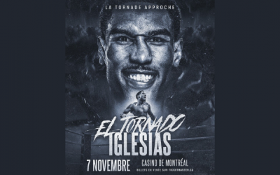 Osleys 'El Tornado' Iglesias will defend IBO super-middleweight world title against Petro Ivanov
