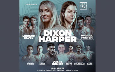 Johnny Fisher Andriy Rudenko cancelled, so Rhiannon Dixon vs Terri Harper moves to Sheffield on September 28 tickets how to watch dazn oddschecker 