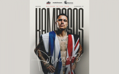 George Kambosos Jr. signs with Matchroom to get back to world title fights eddie hearn promoter lou dibella boxrec wiki australia boxer boxing