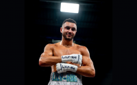 Callum Simpson retains British and Commonwealth titles with Steed Woodall stoppage boxrec watch full fight highlights liam cameron next sister lily-mae barnsley fc