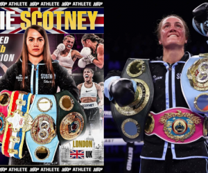 Unified super-bantamweight star Ellie Scotney signs with Jake Paul catford london boxrec wiki ibo champion wbo wbc ibf watch full fight highlights Yamileth Mercado oddschecker predictions