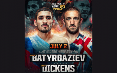 James Dickens to challenge Albert Batyrgaziev for his WBA Interim belt Albert Batyrgaziev set to defend WBA Interim super-featherweight title to James Dickens boxrec zelfa barrett how to watch fight