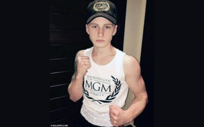 British boxer convicted of murder after stabbing Spanish teenager after binging on alcohol and cocaine lewis briggs boxrec professional amateur mtk gym daniel kinahan footage spain sentencing lewis briggs