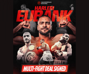 Harlem Eubank commits future to Wasserman Boxing and names his hit-list chris jr. sr. peter uncle cousin amateur career next fight how to watch channel 5 brighton