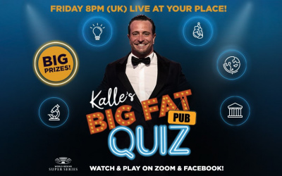 Kalle Sauerland’s returns this Friday as quizmaster with his ‘Big Fat Sports Quiz’