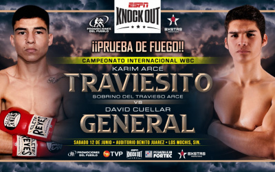 Both 18-0, Karim Arce and David Cuéllar will clash for vacant WBC Silver youth bantamweight title boxrec