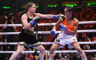 How to watch Katie Taylor vs Amanda Serrano 2 mike tyson jake paul netflix bbc sport live results online boxrec wiki fight reports who won betting odds