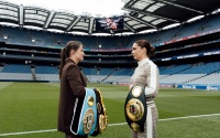 Katie Taylor "blown away" by Croke Park selling out in under an hour Eddie Hearn promoter wiki barry dad father This will be the greatest event in sporting history in Ireland"