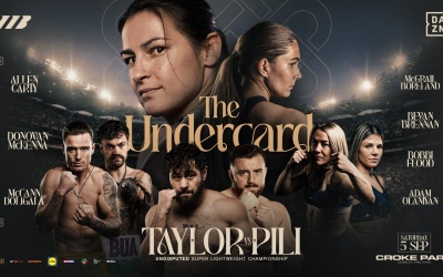 Katie Taylor vs Flora Pili full undercard announced dave allen vs Thomas carty boxrec tickets croke park dazn how to watch eddie hearn