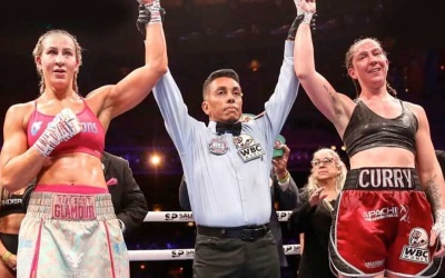 Kaye Scott and Olivia Curry draw in WBC middleweight world title thriller detroit watch full fight highlights australian boxrec wiki scores judges
