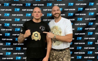 Kem Ljungquist with Tyson Fury