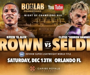 Kevin Brown and Cletus Seldin clash for the for the WBA Interim world super-lightweight title