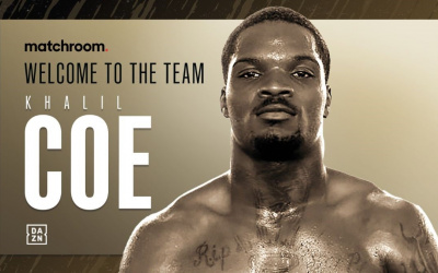 Exciting Team USA star Khalil Coe signs with Matchroom professional debut undercard Devin Haney WBC World Lightweight title defense Jorge Linares Michelob ULTRA Arena Mandalay Bay Las Vegas on Saturday May 29 live DAZN