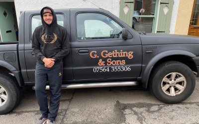 Kieran Gething - Builder by day, boxer by night