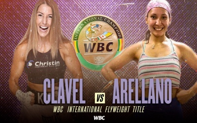 Kim Clavel returns to the ring on April 28 against Naomi Reyes for the WBC International flyweight title oddschecker how to watch nery plata fight highlights unification montreal who is she boxer