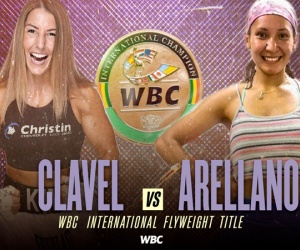 Kim Clavel returns to the ring on April 28 against Naomi Reyes for the WBC International flyweight title oddschecker how to watch nery plata fight highlights unification montreal who is she boxer