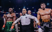Tommy Fury wins against KSI but loses credibility in the process result watch full fight highlightd jake paul youtuber boxing misfits scorecards ricky reeves tyson john father logan crossover misfits