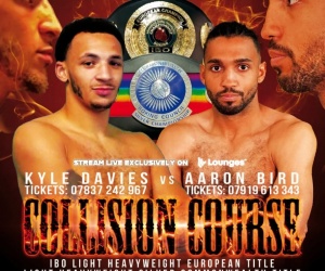 Kyle Davies vs Aaron Bird for the vacant IBO European light-heavyweight title