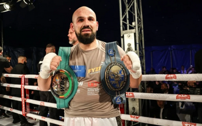 Labinot Xhoxhaj retains his European heavyweight title vs Mourad Aliev and collects the WBC International Silver belt boxrec wiki german kosovo white wolf watch full fight highlights knockouts