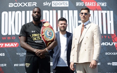 Lawrence Okolie vs Chris Billam-Smith final press conference quotes boxrec bournemouth who wins BOXXER ben shalom shane mcguigan