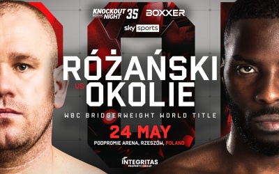 Lukasz Rozanski vs Lawrence Okolie confirmed for the WBC World Bridgerweight Championship on May 24 title oddschecker sky sports how to watch boxxer boxrec predictions fight