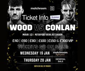 Tickets for Leigh Wood vs Michael Conlan go on sale this week stubhub where to buy how much prices