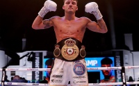 Mauricio Lara vs Leigh Wood 2 full fight night results eddie hearn tv channel dazn highlights josh warrington knockdown trainer ben davison wiki nottingham teo-time champion world WBA title next fight