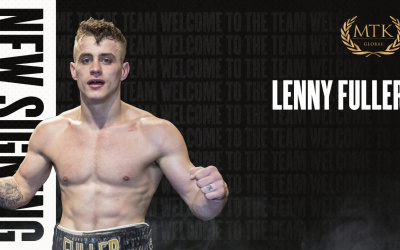 MTK Global announce the signing of Ultimate Boxxer finalist Lenny Fuller wiki amateur career professional record who is he westry abc lee page coach trainer next fight