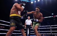 British heavyweight prospect Leo Atang previews Cristian Uwaka fight anthony joshua matchroom professional debut highlights watch ko amateur career record tv channel dazn ringwalks