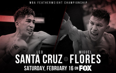 Leo Santa Cruz vs Miguel Flores